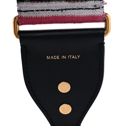 Christian Dior Canvas Embroidered Studded Rainbow J’Adior Shoulder Strap 3 of 4