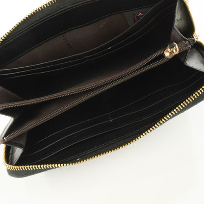 Fendi Coated Canvas Zip Around Wallet Black 5 of 9