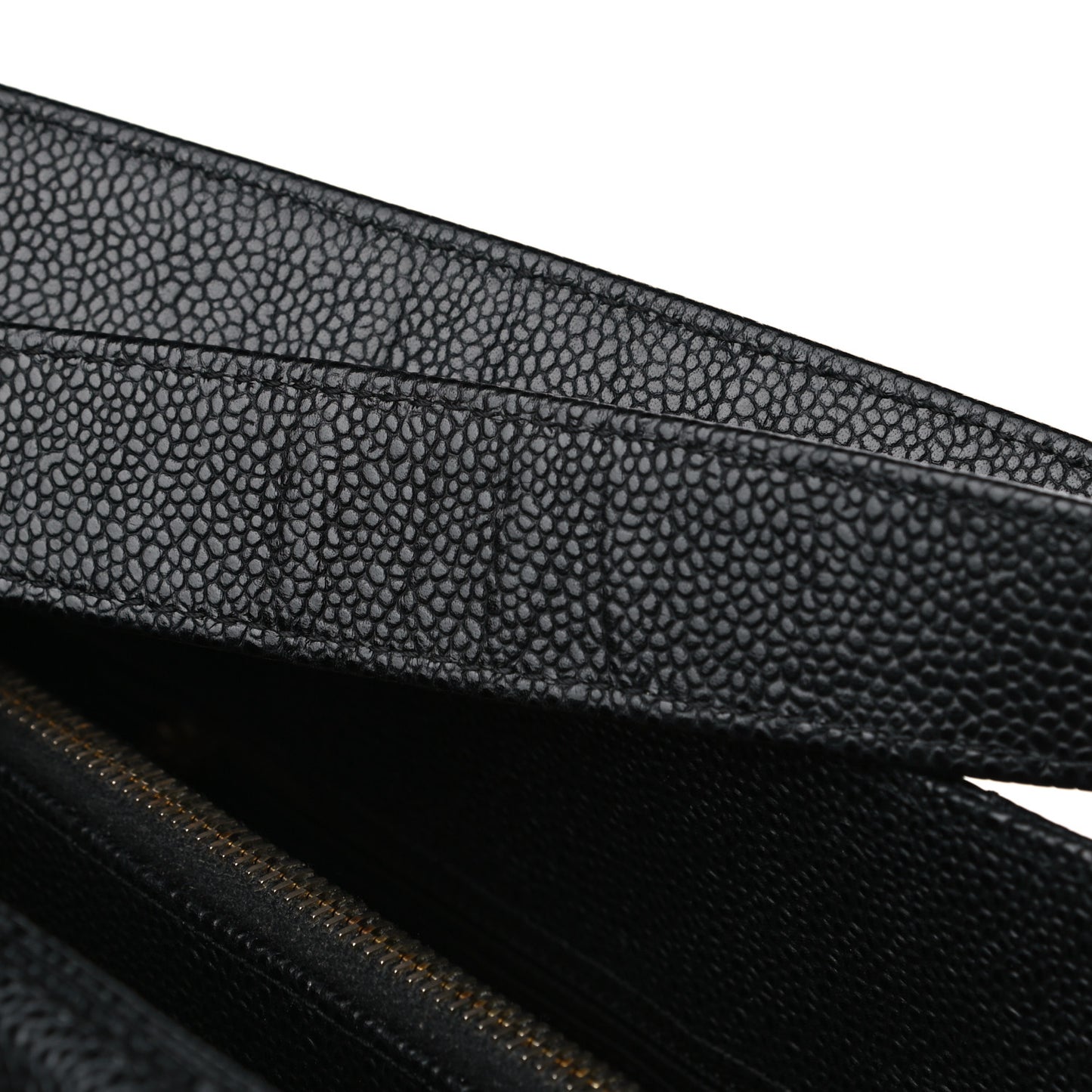 Caviar Quilted Grand Shopping Tote GST Black