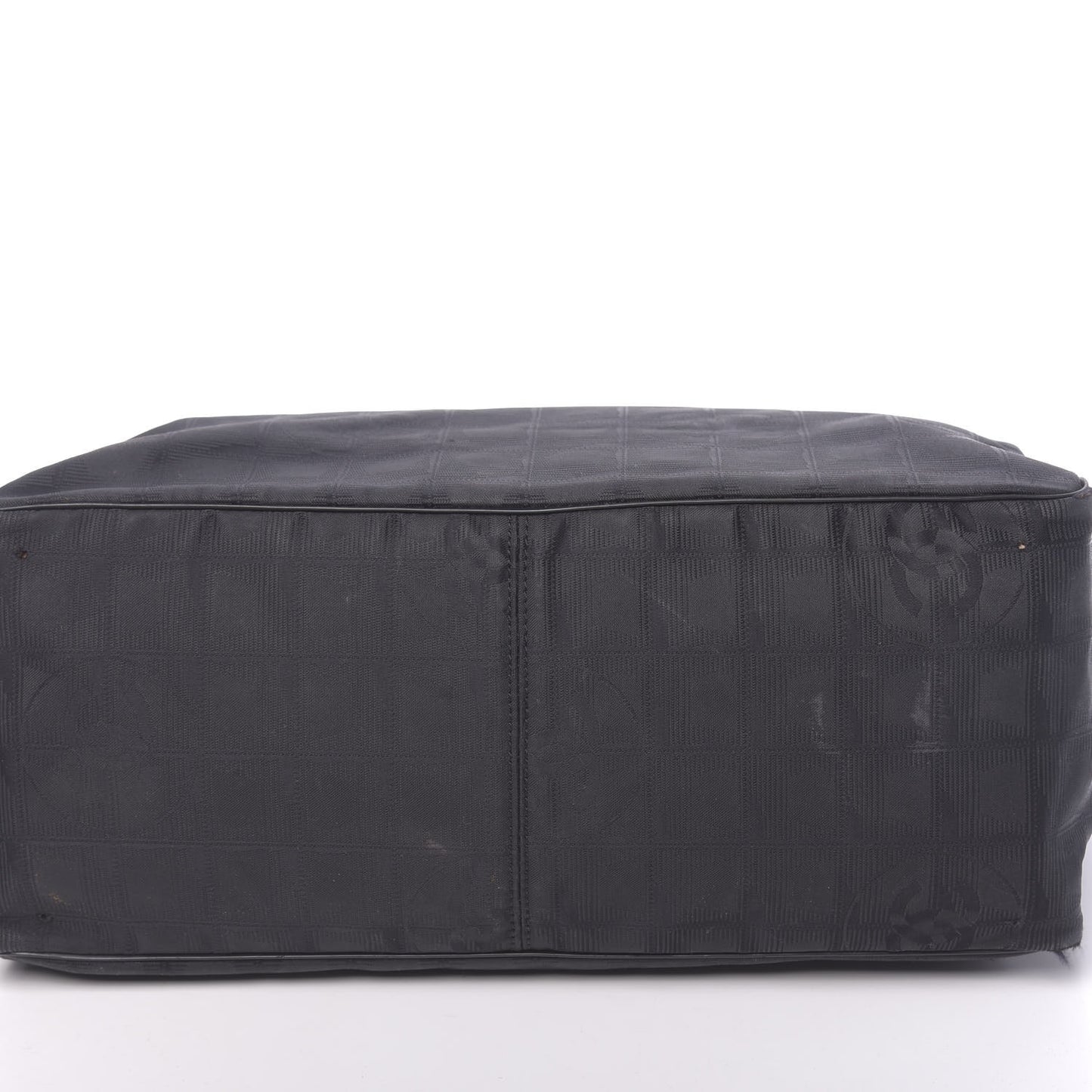 Nylon Large Travel Tote Black