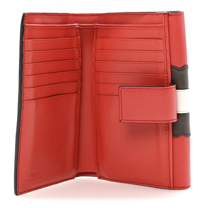 Fendi Vitello Century Lucido Hypnoteyes Studded Kan I French Wallet Bloody Mary Carbone Multicolor 5 of 7