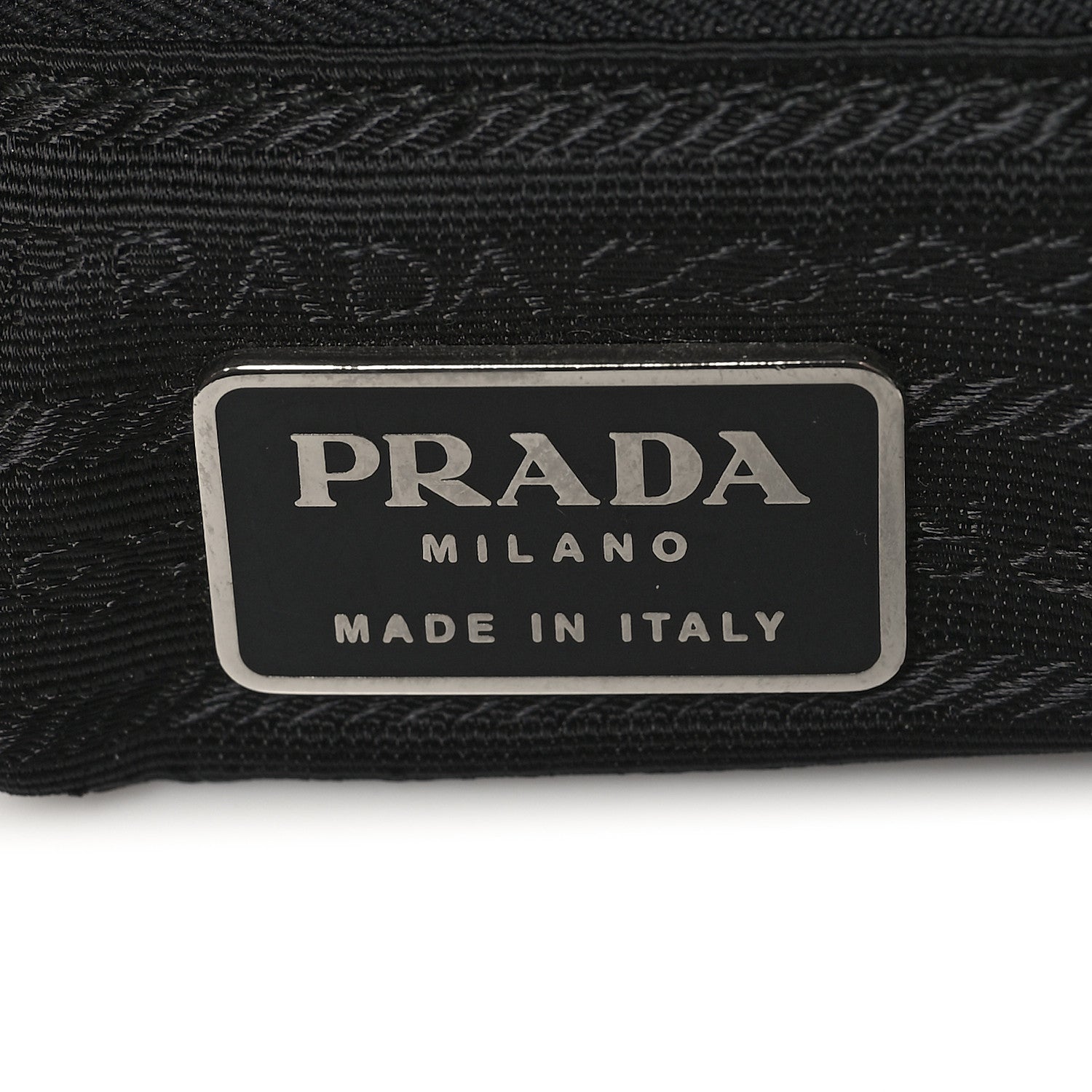 Prada Tessuto Nylon Vela Chain Backpack Black 6 of 9