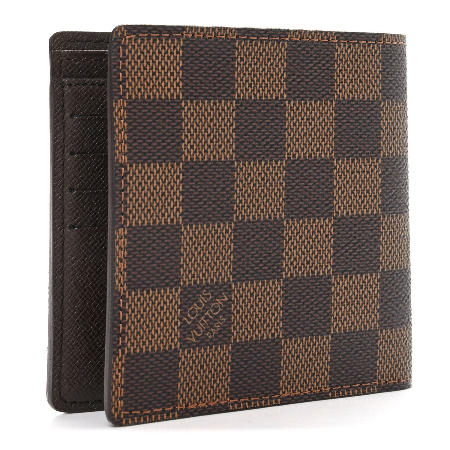 Louis Vuitton Damier Ebene Marco Wallet 3 of 6
