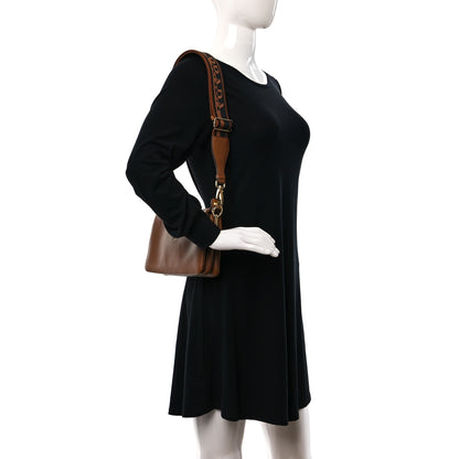 Prada Vitello Daino Soft Mini Zippered Shoulder Bag Caramel 2 of 8