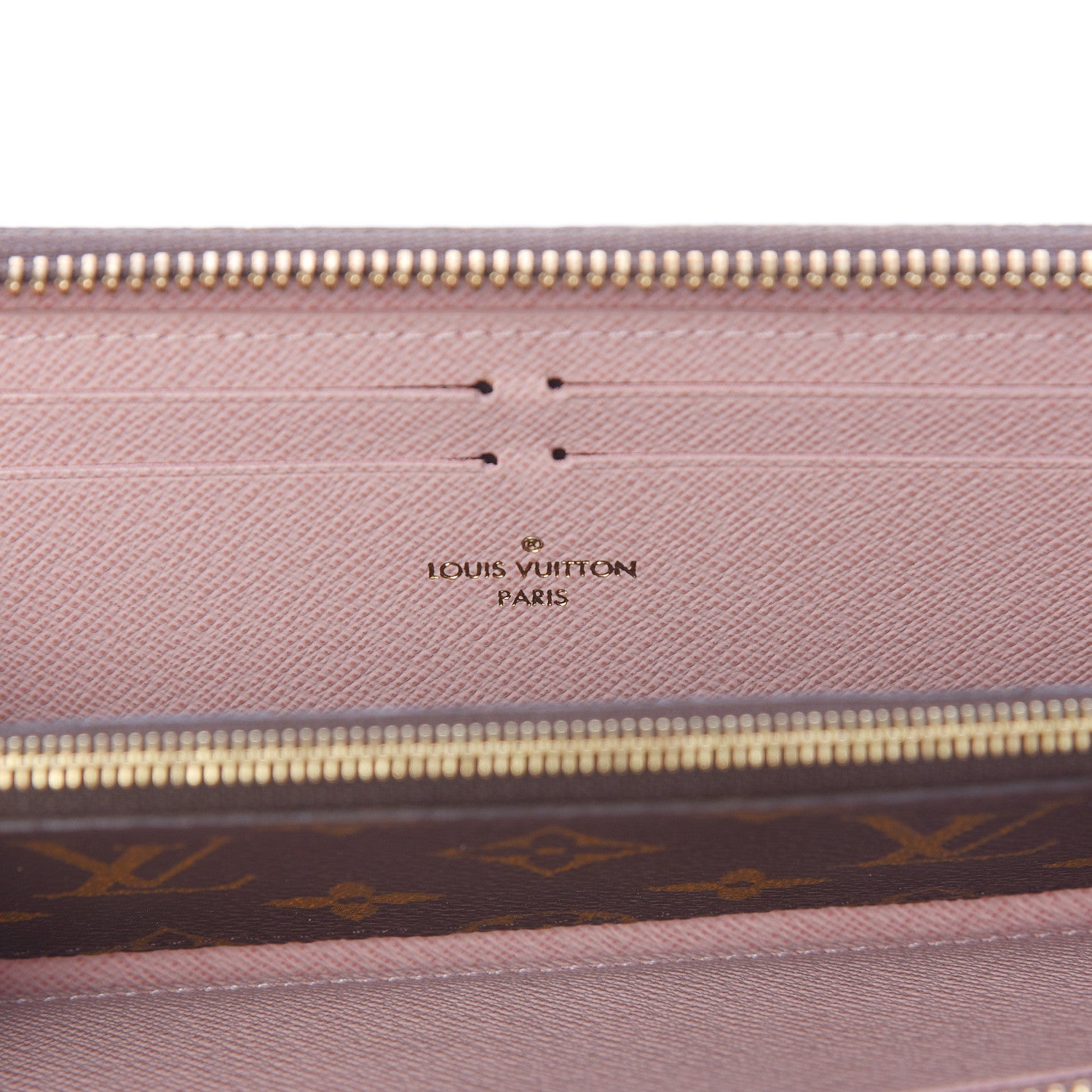 Louis Vuitton Monogram Clemence Wallet Rose Ballerine 6 of 11