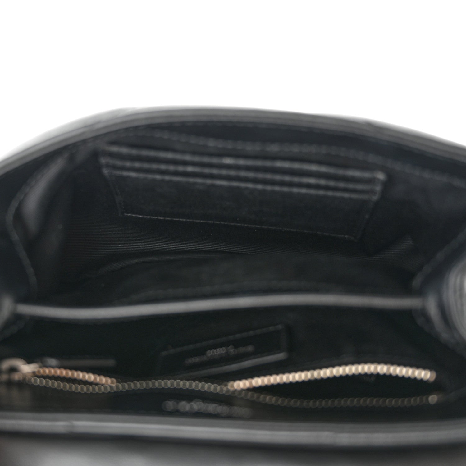 Saint Laurent Calfskin Y Quilted Monogram Toy Loulou Crossbody Bag Black 5 of 11