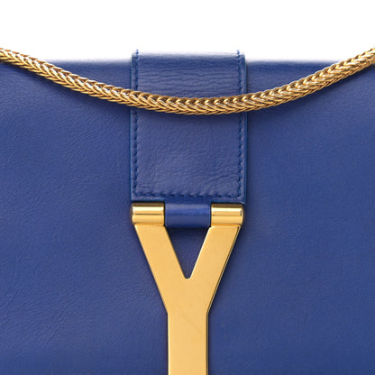 Saint Laurent Calfskin Small Classic Y Satchel Blue 7 of 13