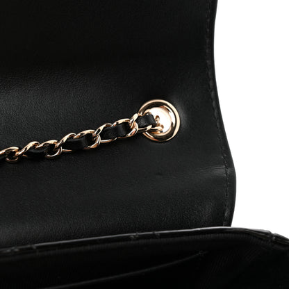 Chanel Patent Calfskin Quilted Mini Clutch Black 13 of 13