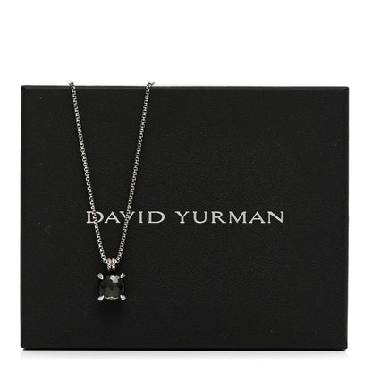 David Yurman Sterling Silver Diamond Hematine 11mm Chatelaine Pendant Necklace 5 of 5