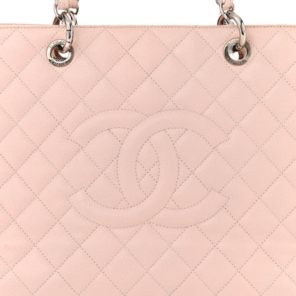 Chanel Caviar XL Grand Shopping Tote GST Light Pink 9 of 16