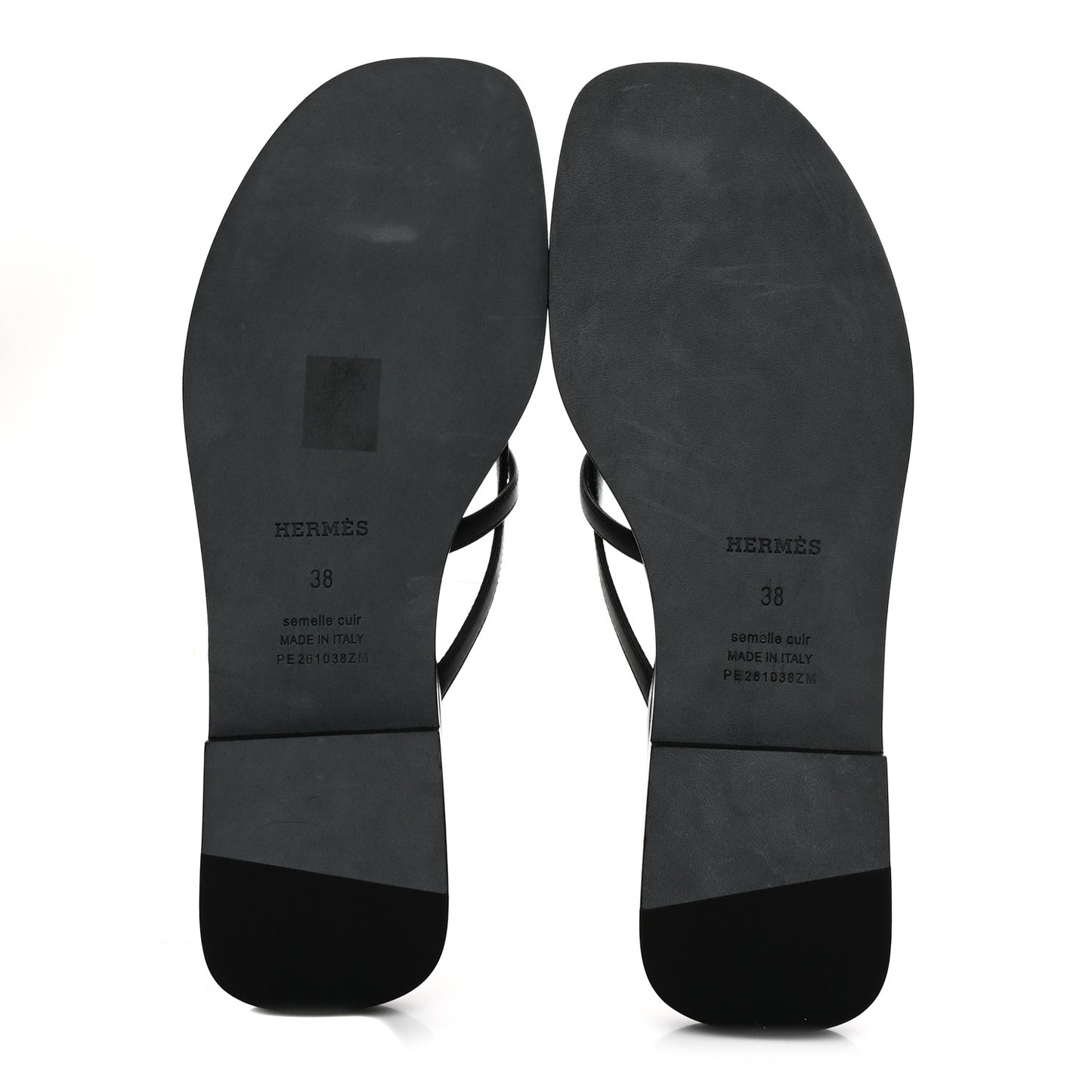 Calfskin Miss Sandals 38 Black