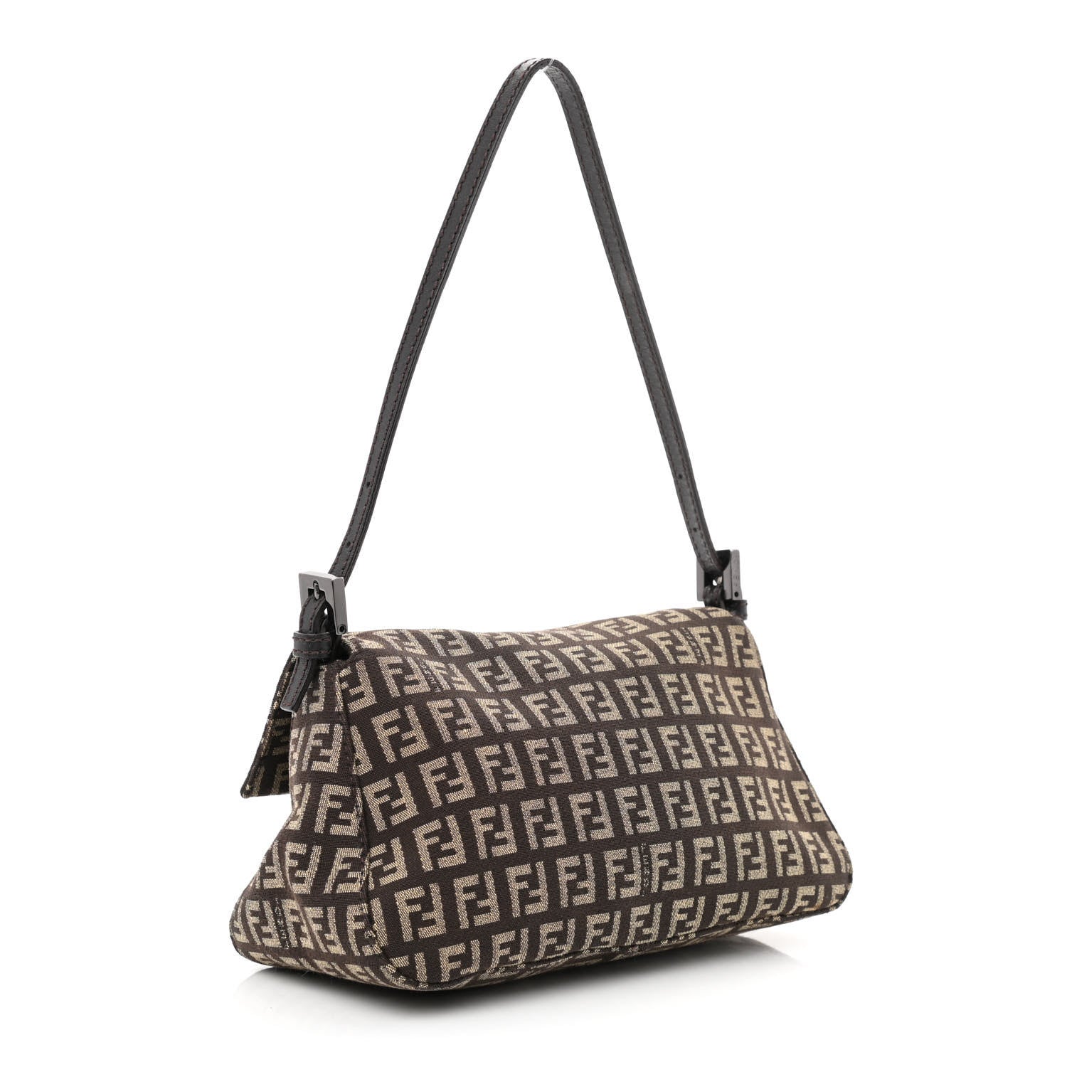 Fendi Zucchino Vitello Mini Mama Baguette Testa di Moro Beige 3 of 10
