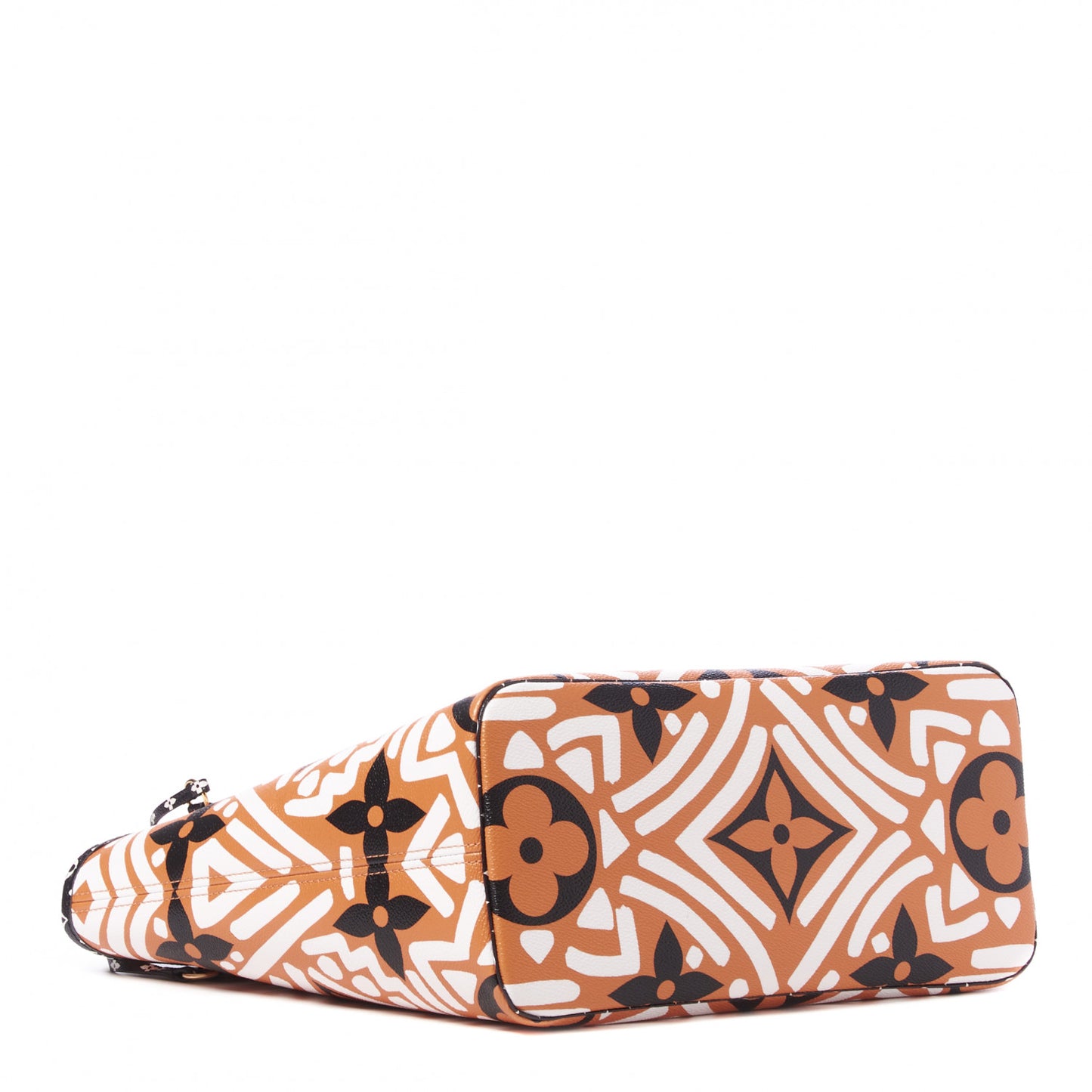 Monogram Giant Crafty Neverfull MM Creme Caramel