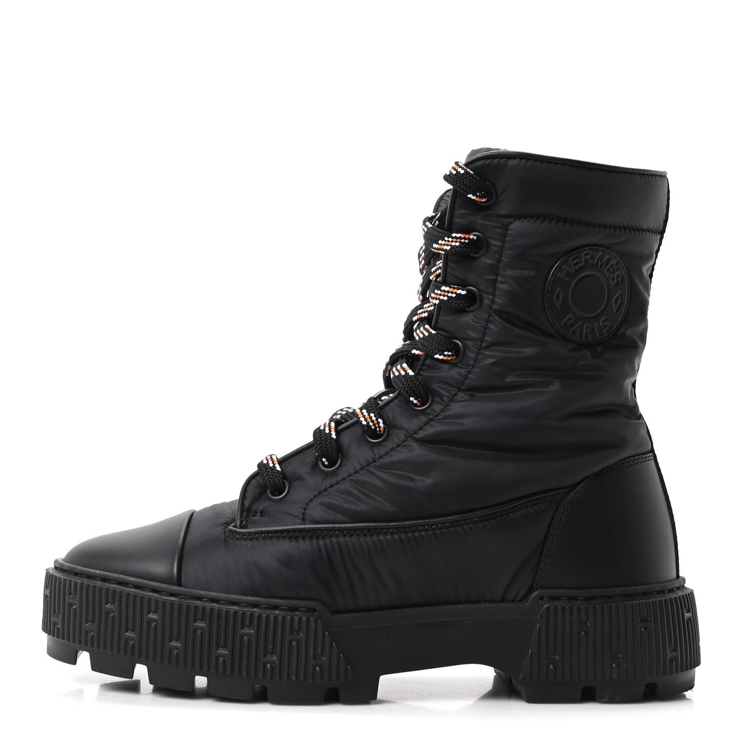 Calfskin Parachute Fresh Ankle Boots 35 Black