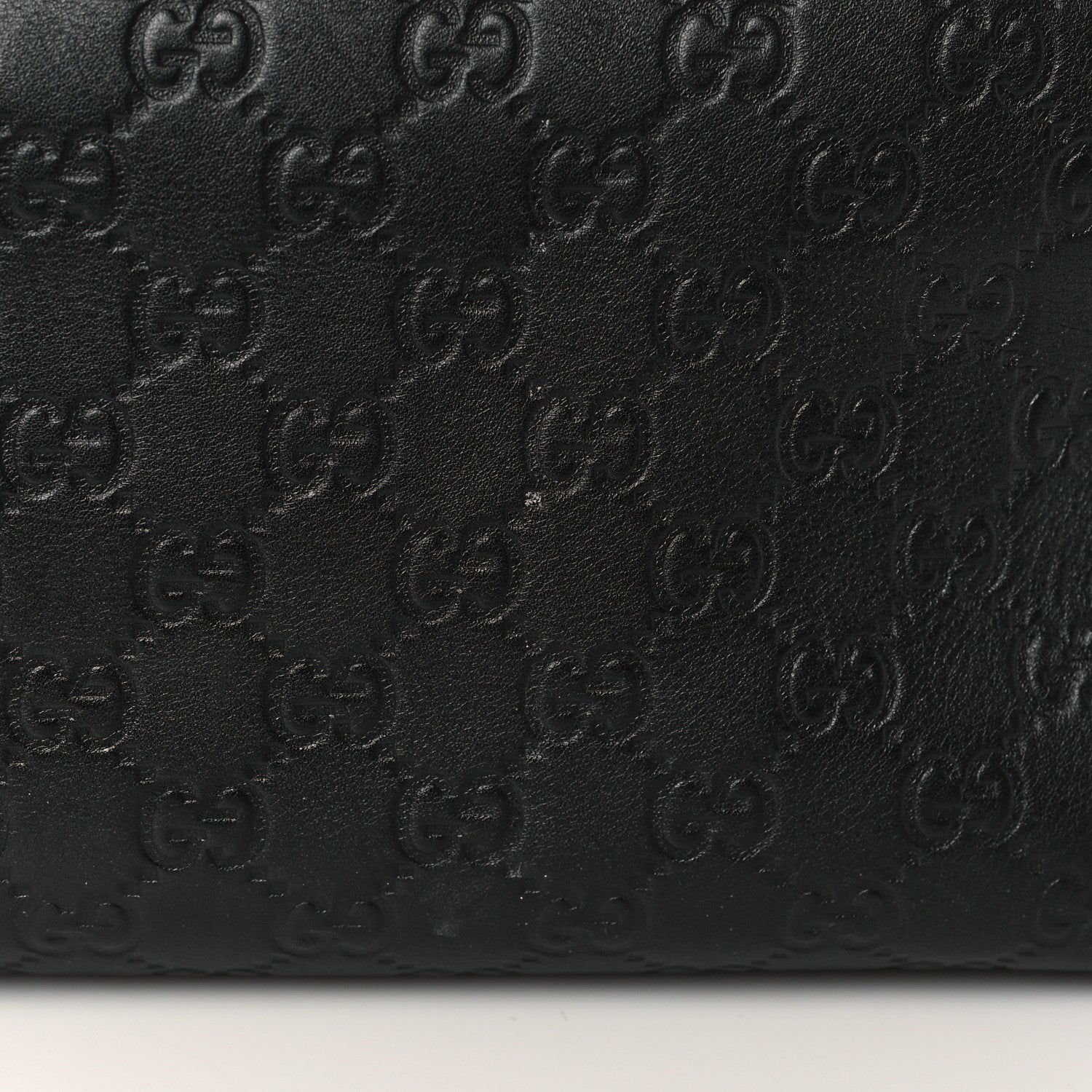 Gucci Guccissima Signature Large Shoulder Tote Bag Black 12 of 12