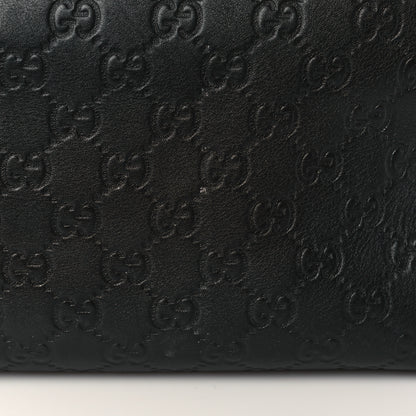 Gucci Guccissima Signature Large Shoulder Tote Bag Black 12 of 12