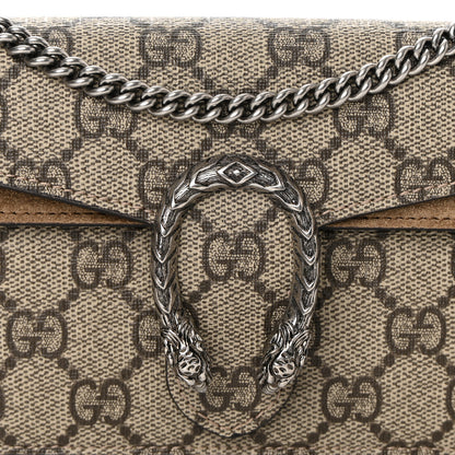 Gucci GG Supreme Monogram Super Mini Dionysus Shoulder Bag Taupe 7 of 9