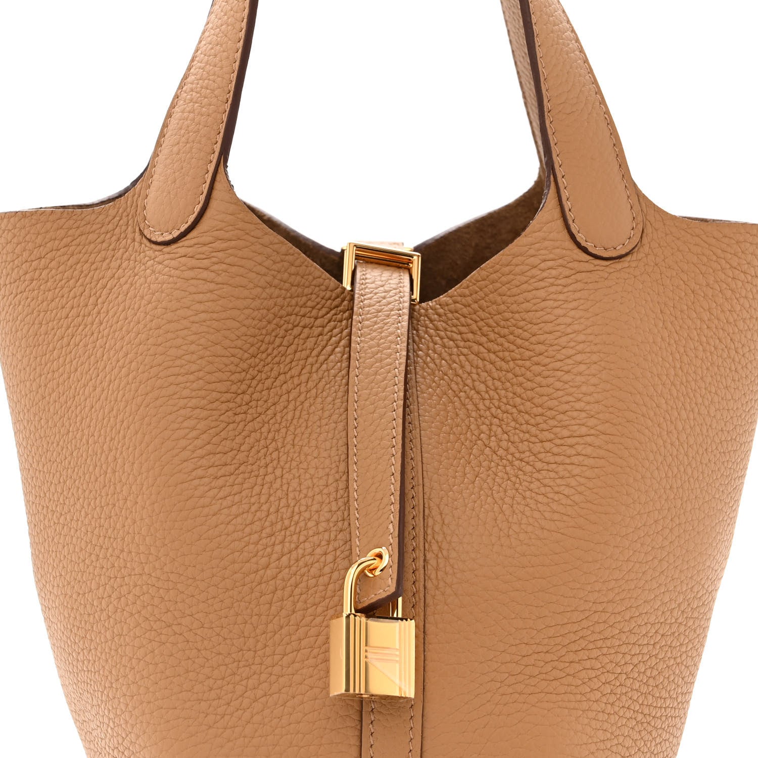 Hermes Taurillon Clemence Picotin Lock 18 PM Biscuit 8 of 11