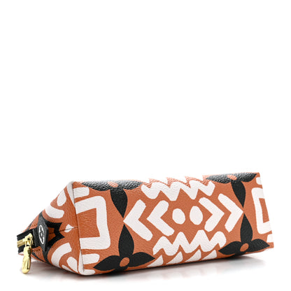 Louis Vuitton Monogram Giant Crafty Cosmetic Pouch Creme Caramel 4 of 7