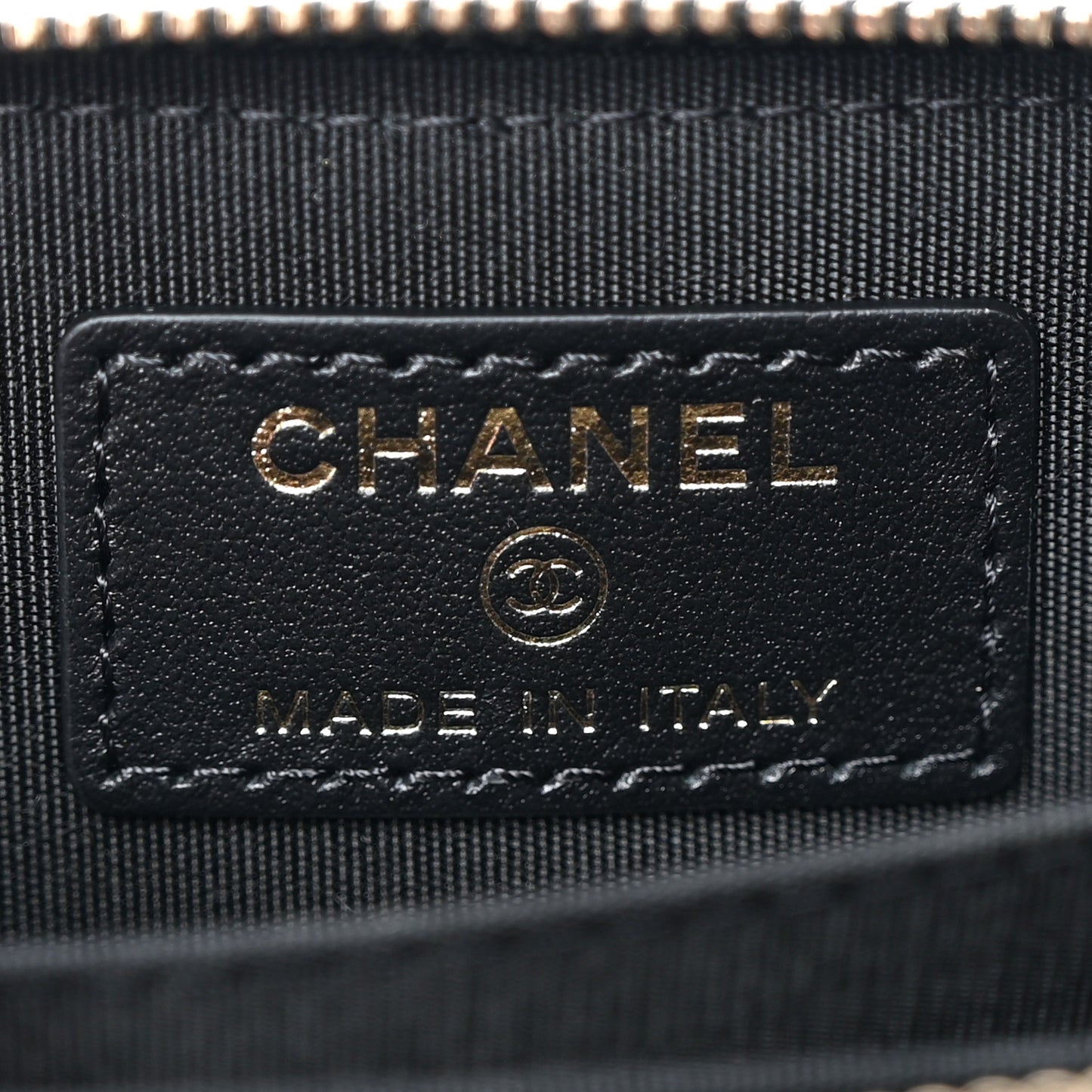 Shiny Lambskin Coin Purse Bracelet Black