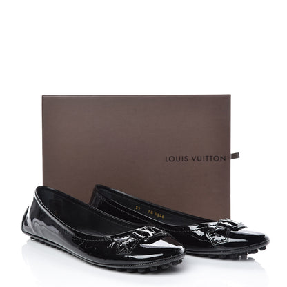 Louis Vuitton Patent Calfskin Oxford Ballerina Flats 39 Black 10 of 10
