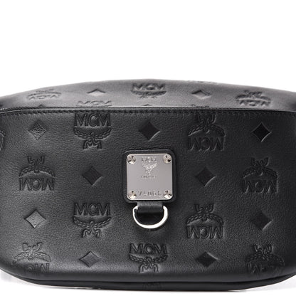 MCM Visetos Small Fusten Belt Bag Black 7 of 7