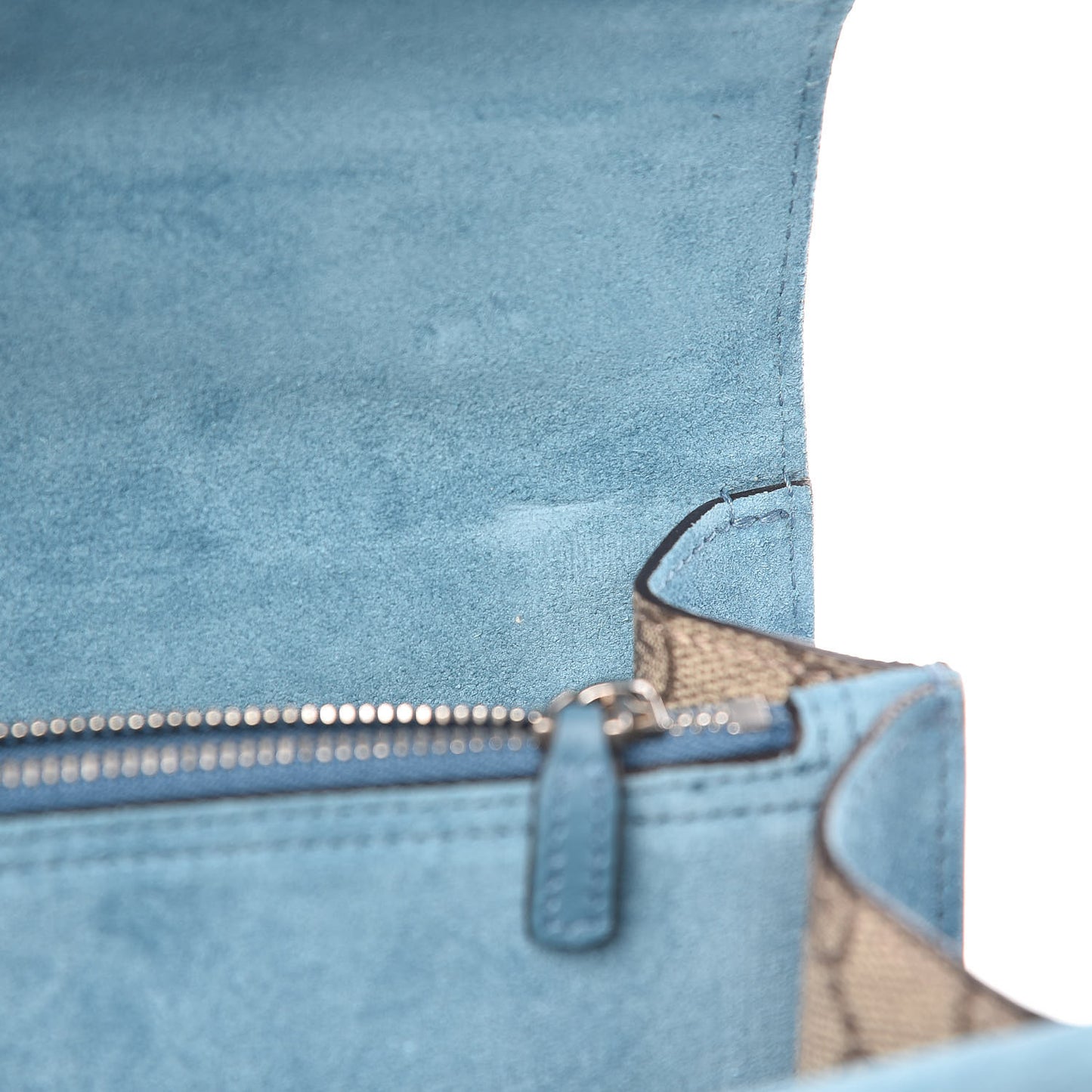 GG Supreme Monogram Angry Cat Embroidered Medium Dionysus Shoulder Bag Beige Ultramarine