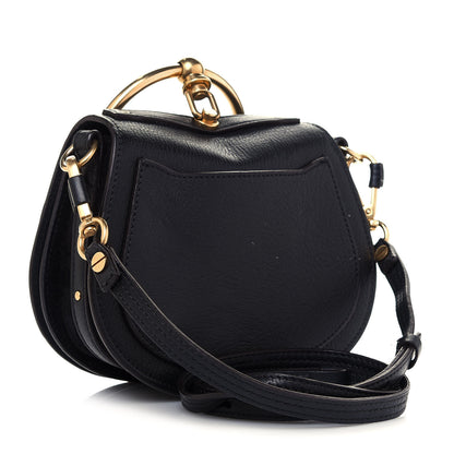 Chloe Calfskin Suede Small Nile Bracelet Bag Black 3 of 18