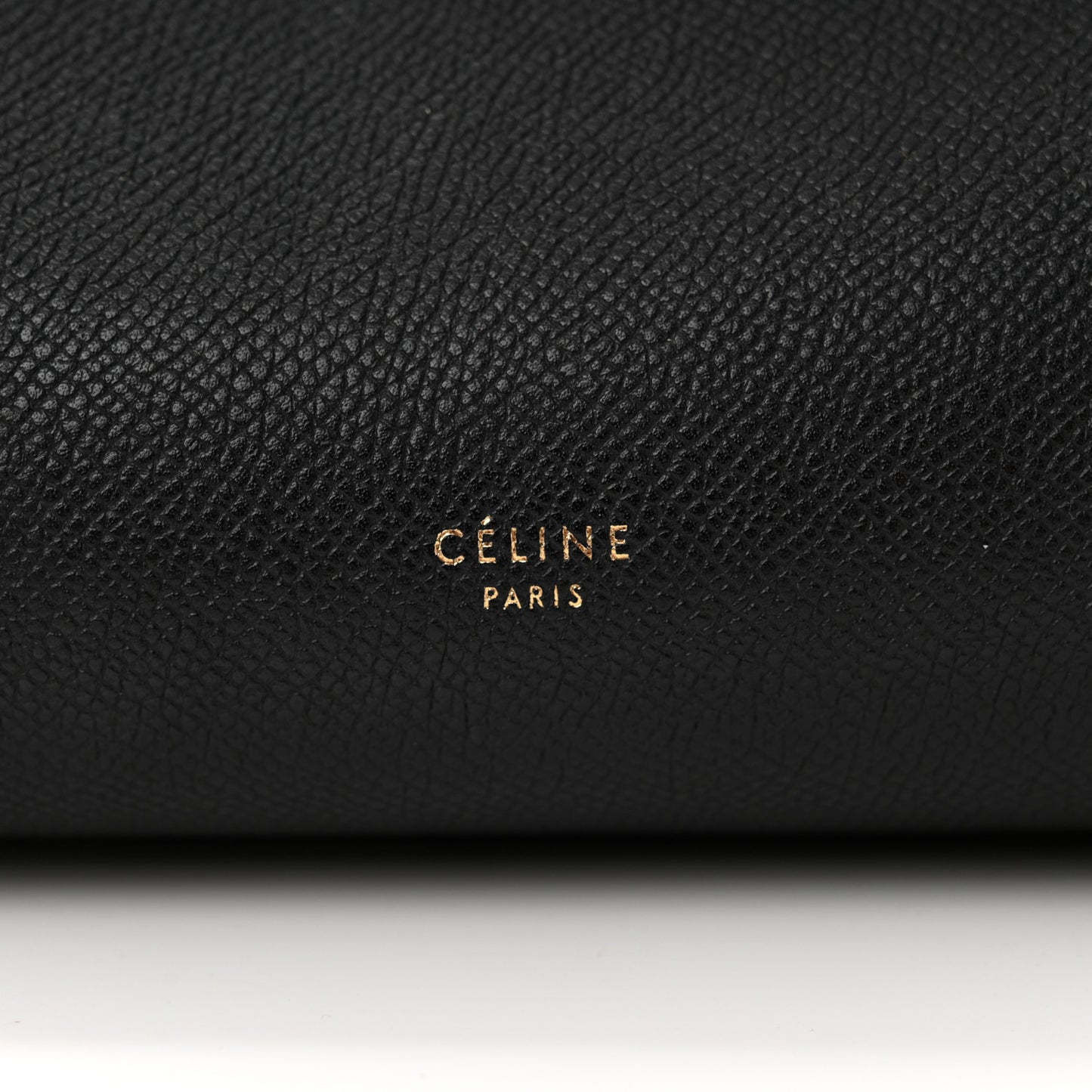Grained Calfskin Mini Belt Bag Black