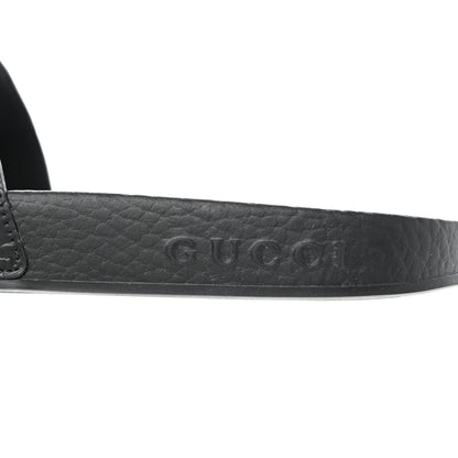 Gucci Microguccissima Slide Sandals 35 Black 7 of 9