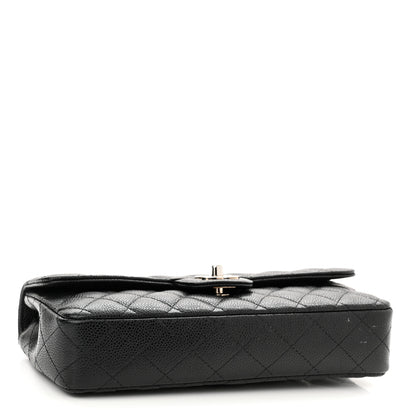 Chanel Caviar Quilted East West Flap Black 4 of 11