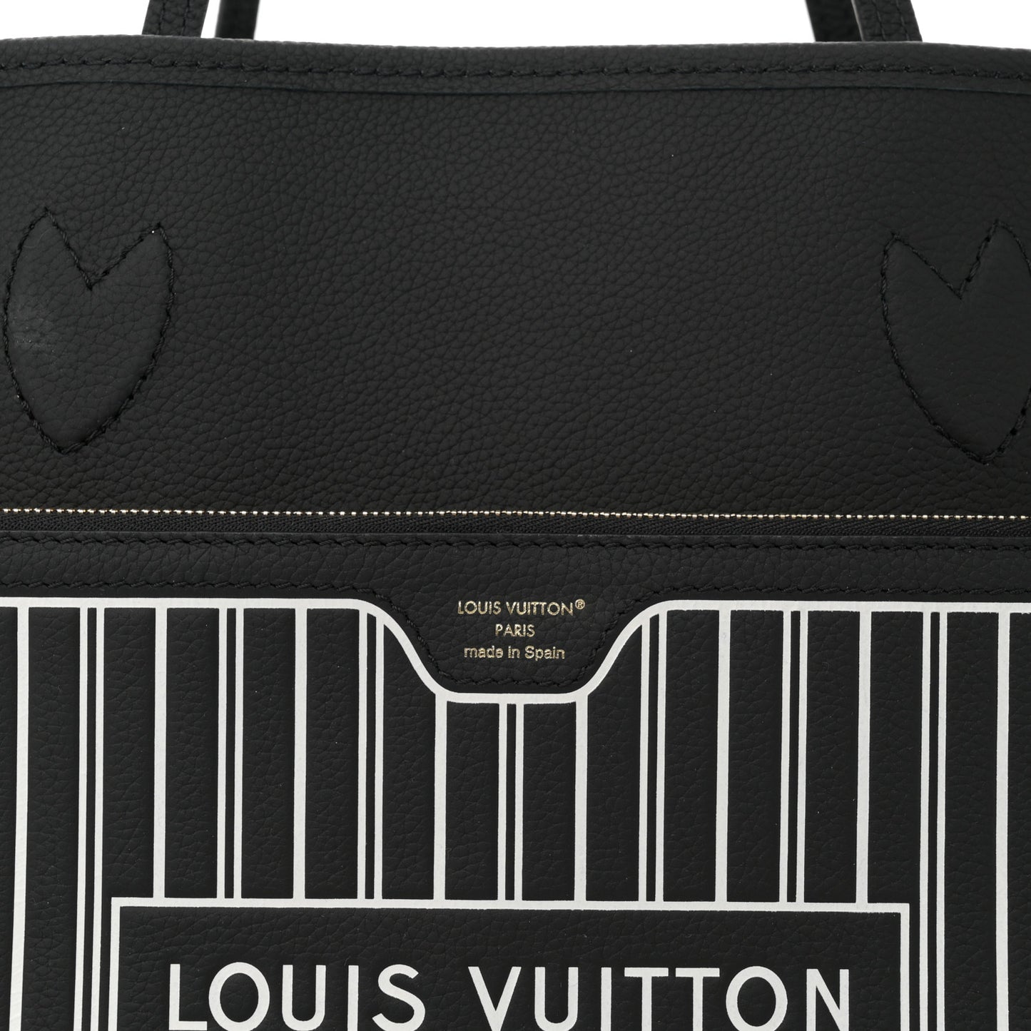 Monogram Calfskin Neo Neverfull Inside Out MM Black