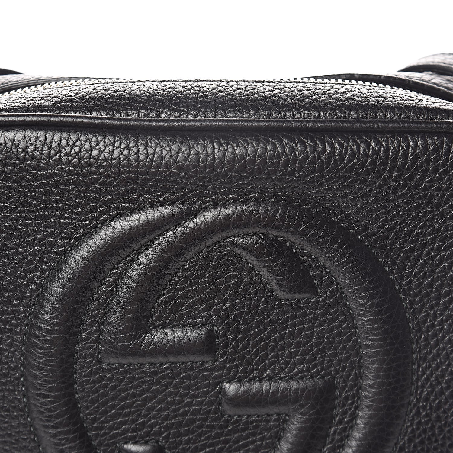 Gucci Pebbled Calfskin Small Soho Disco Bag Black 6 of 8