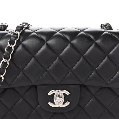 Chanel Lambskin Quilted Mini Rectangular Flap Black 10 of 11