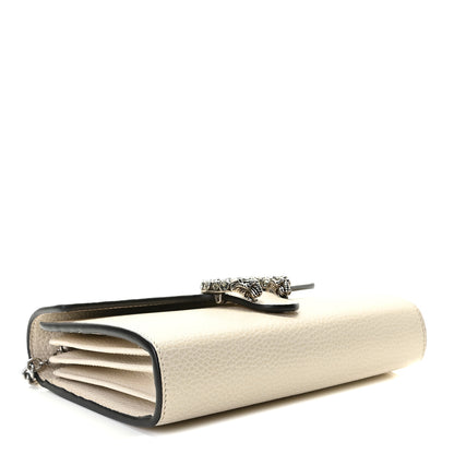 Gucci Dollar Calfskin Mini Dionysus Chain Wallet Mystic White 4 of 9