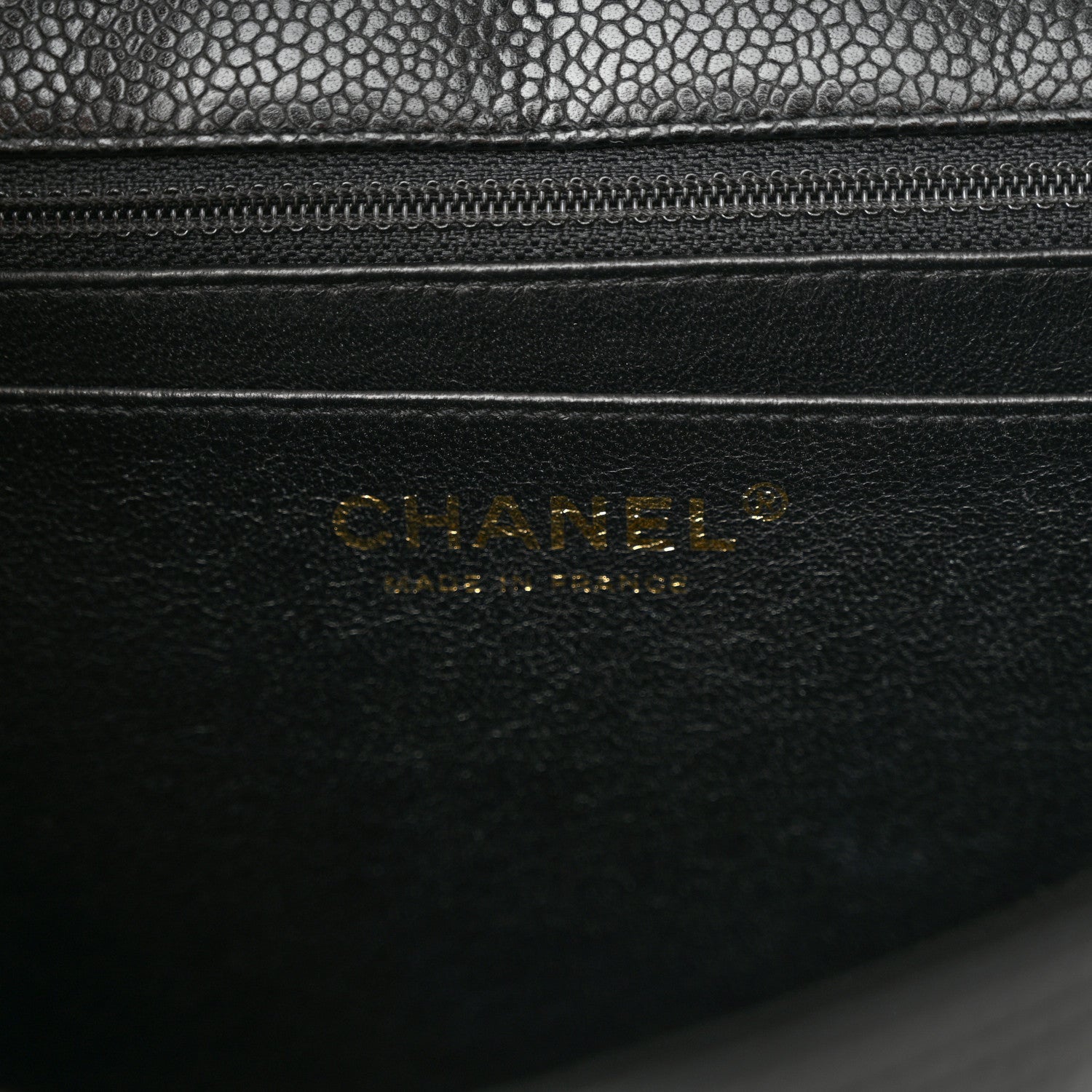 Chanel Caviar Quilted Jumbo Single Flap Black 6 of 10