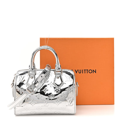 Louis Vuitton Monogram Miroir Speedy Bandouliere 20 Silver 10 of 10