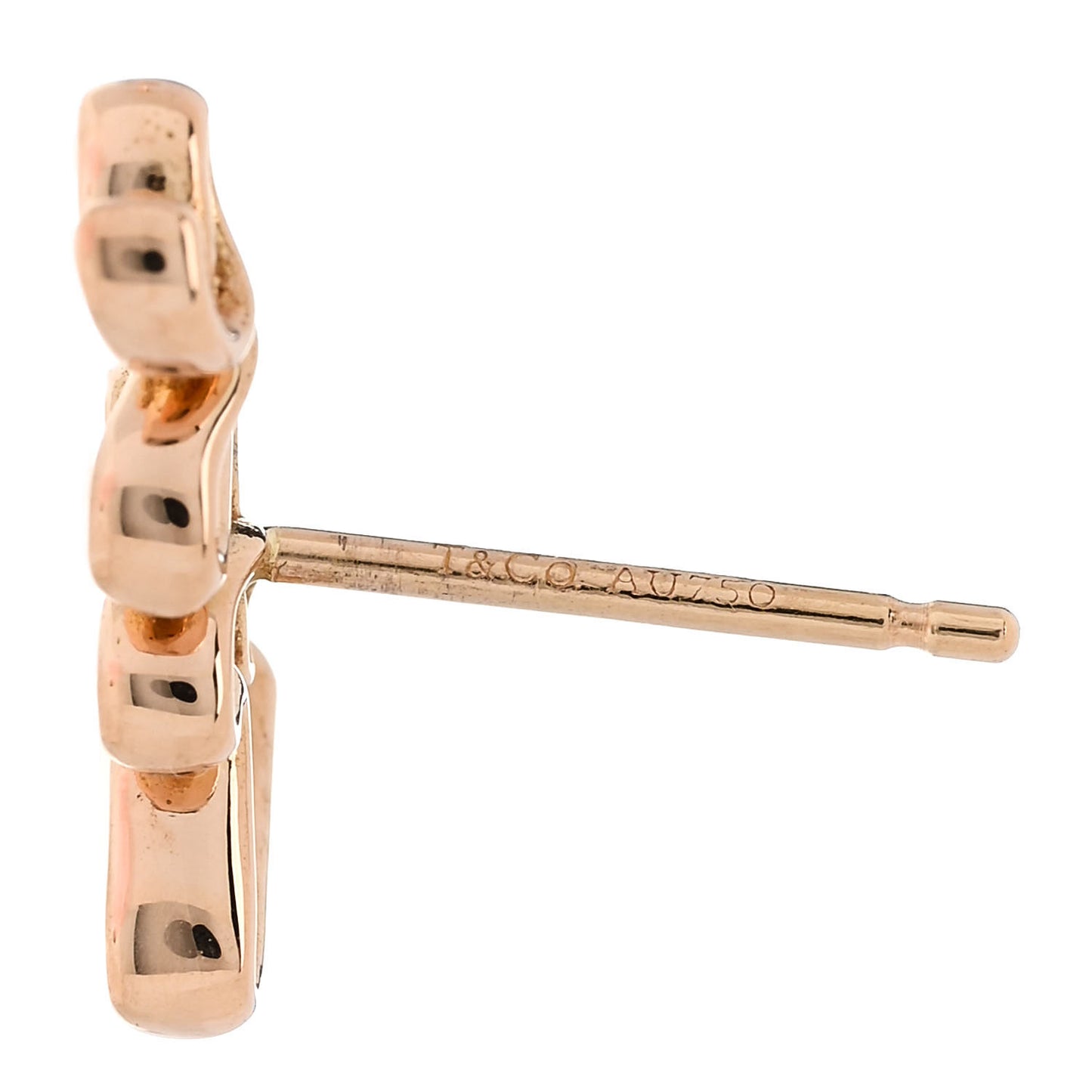 18K Rose Gold Paloma's Graffiti Love Earrings