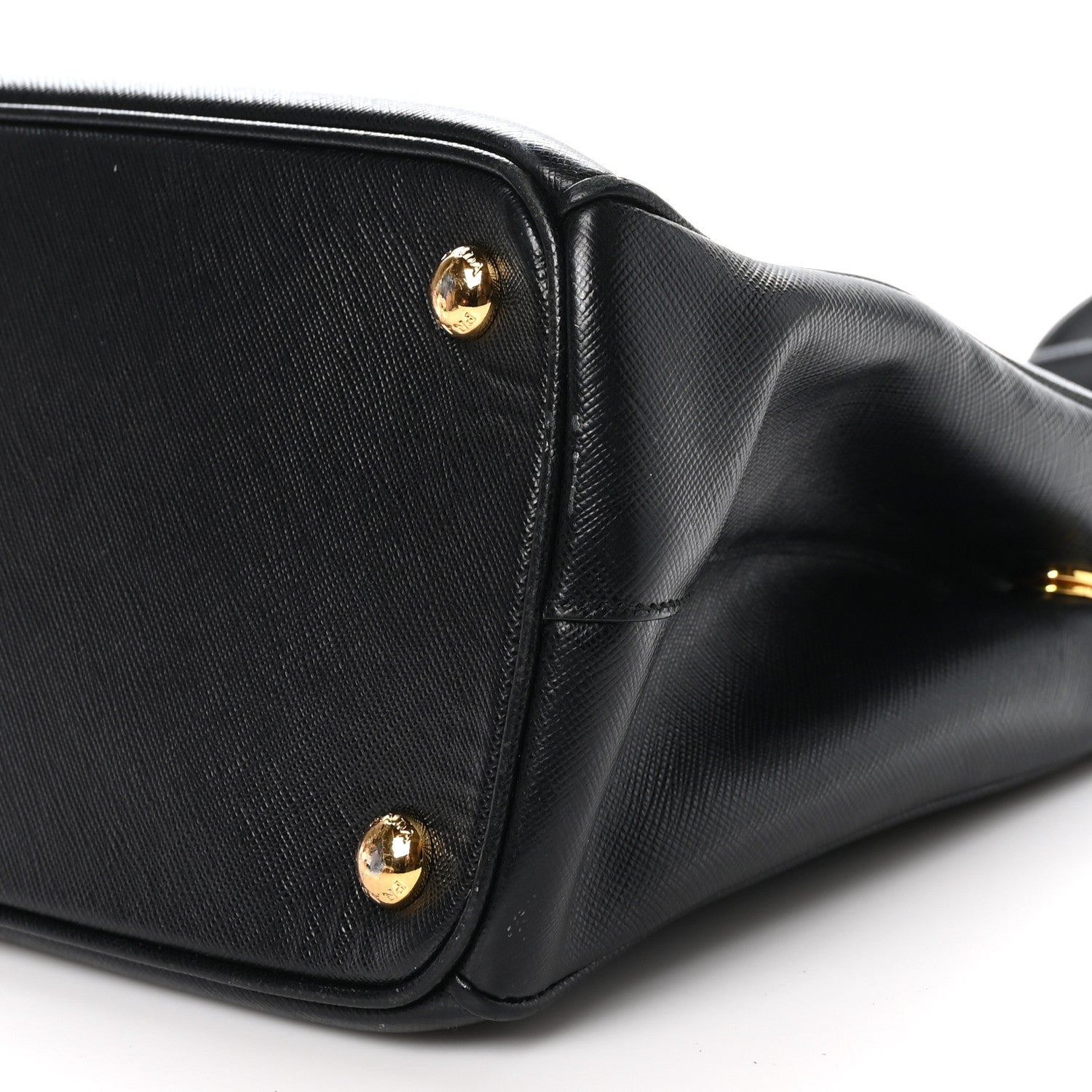 Prada Saffiano Small Galleria Double Zip Tote Black 9 of 10