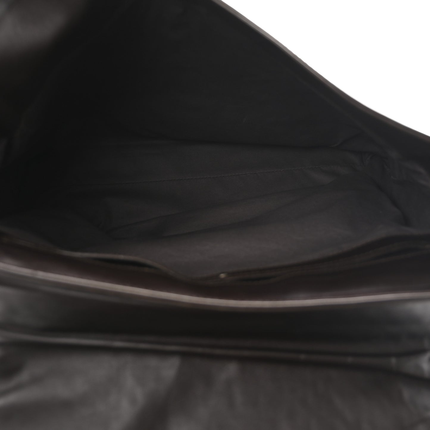 Nappa Intrecciato Messenger Bag Ebano