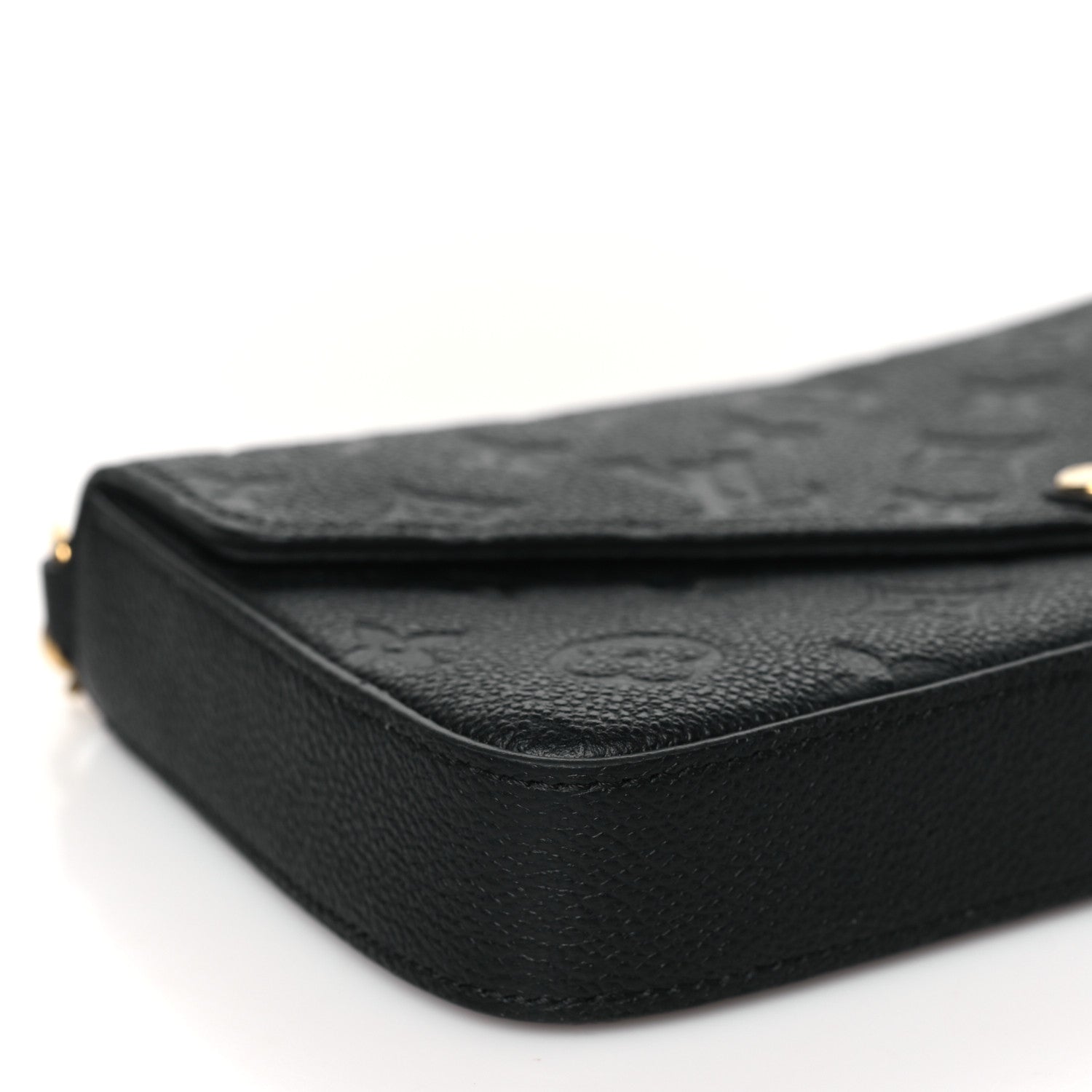Louis Vuitton Empreinte Pochette Felicie Chain Wallet Black 7 of 9