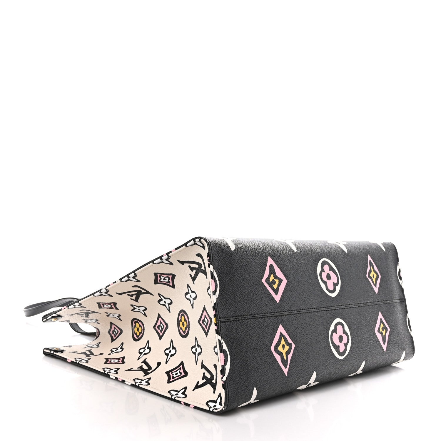 Louis Vuitton Monogram Giant Wild At Heart Onthego GM Black 4 of 8