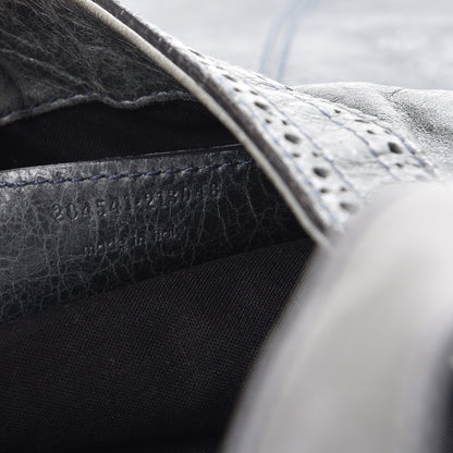 Balenciaga Agneau Giant Brogues Hardware Besace Hobo Storm 7 of 12