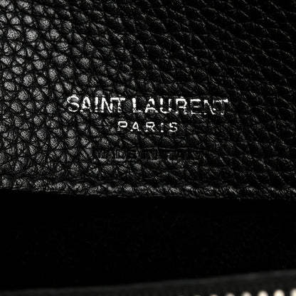 Saint Laurent Grained Calfskin Baby Sac De Jour Souple Black 6 of 10
