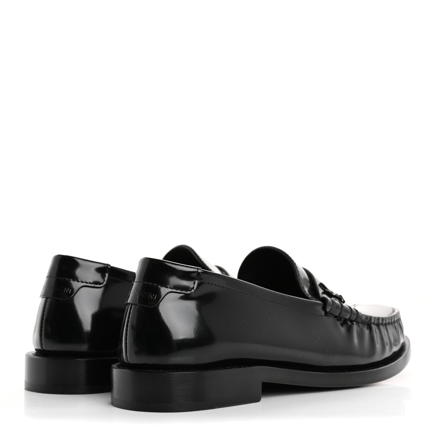 Calfskin Penny Loafers 35 Black