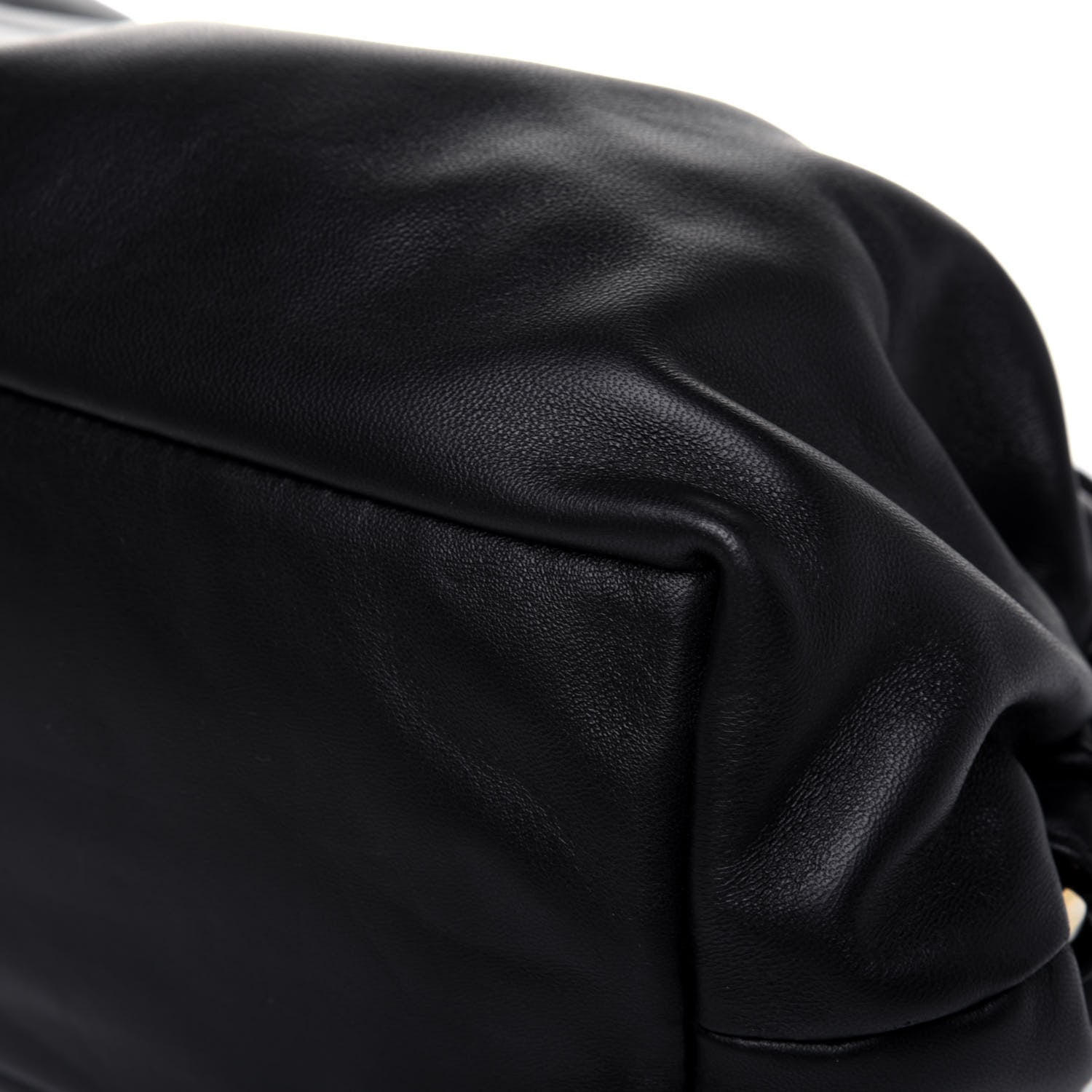Mansur Gavriel Lambskin Cloud Clutch Black Flamma 9 of 13