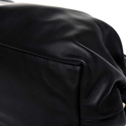 Mansur Gavriel Lambskin Cloud Clutch Black Flamma 9 of 13