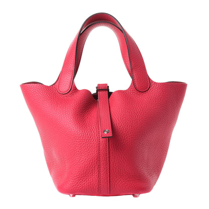 Hermes Taurillon Clemence Picotin Lock 18 PM Rose Extreme 1 of 10