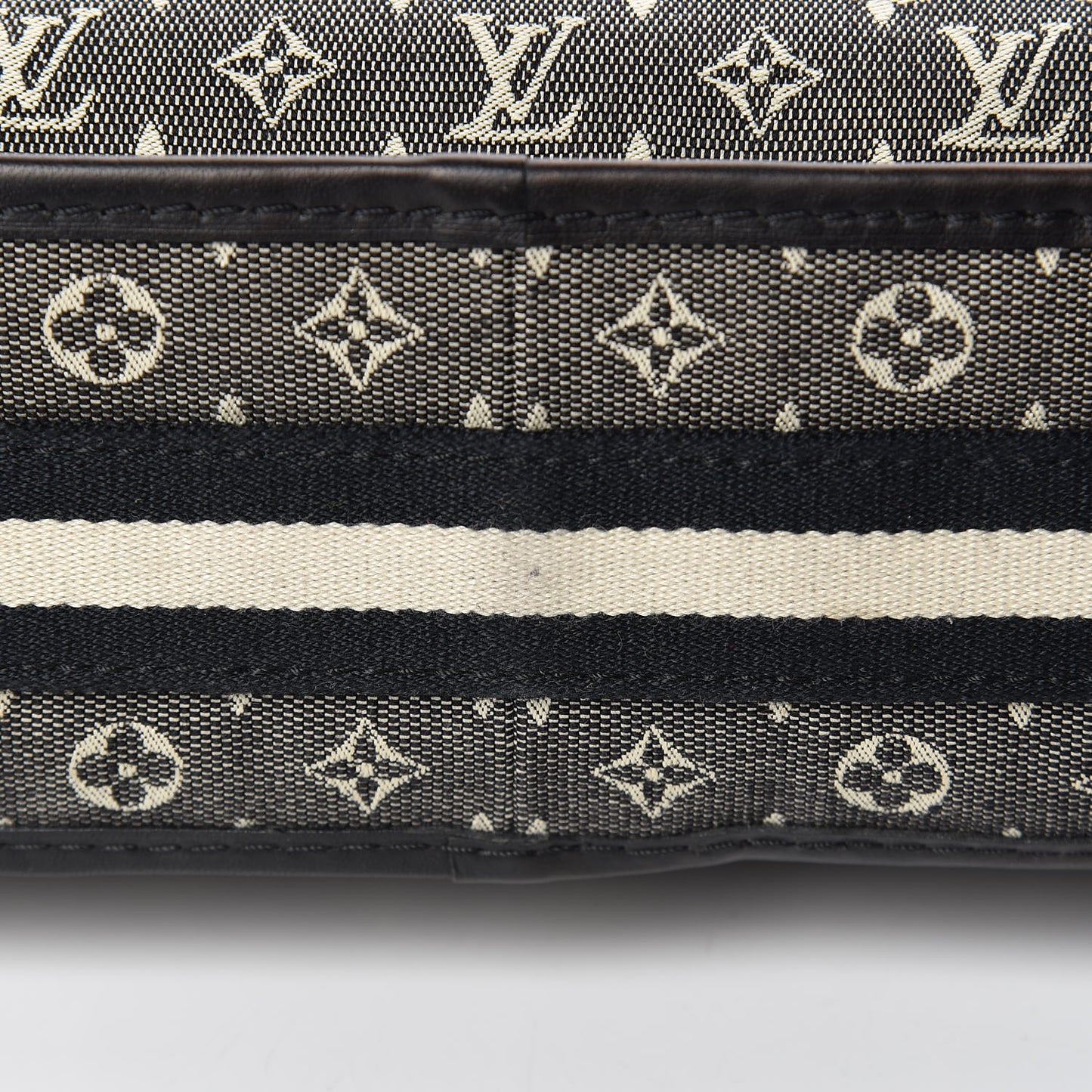 Mini Monogram Besace Mary Kate Black