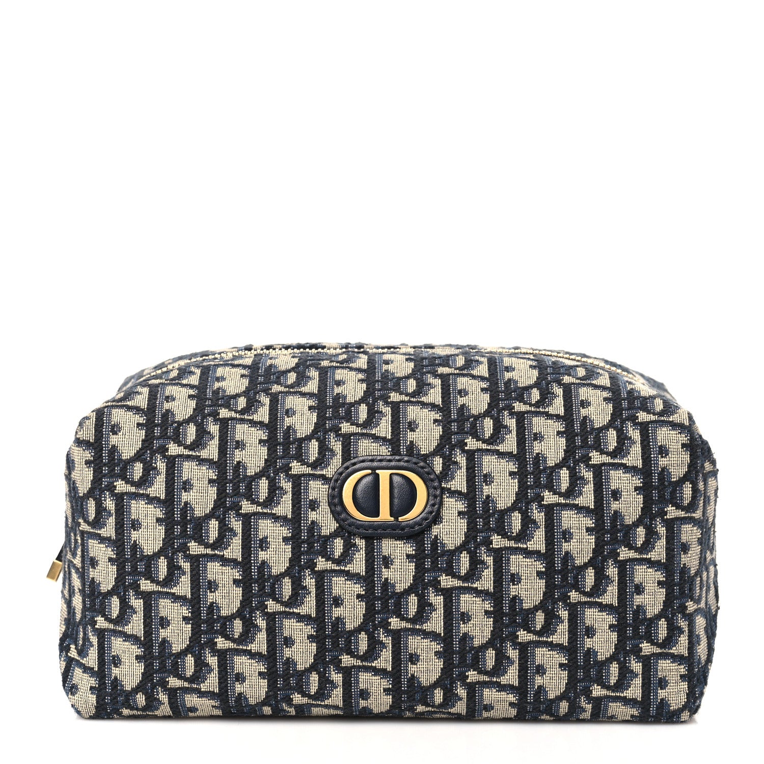 Christian Dior Oblique 30 Montaigne Cosmetic Pouch Blue 1 of 10